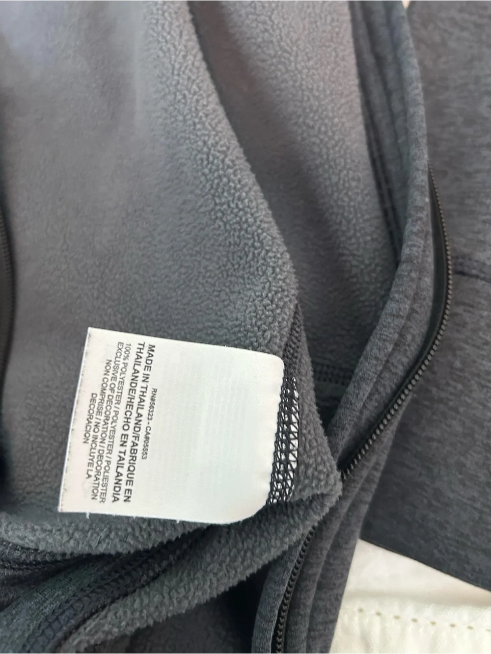 Nike Therma-Fit Charcoal Grey Mens Zip Up Hoodie Medium